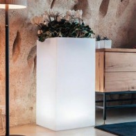 Vaso Cube Top bianco