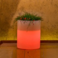 Vaso luminoso rosso Venusio