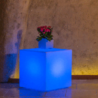 Lampada luminosa blu