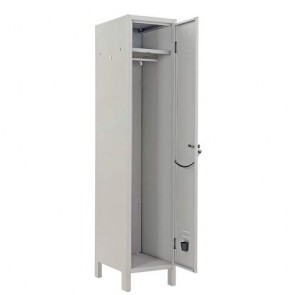Armadietto metallico ufficio un posto, armadio in metallo 1 anta con serratura. Armadietti spogliatoio metallici 