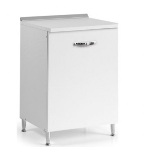 Mobile per cucina componibile con anta 60 cm bianco frassinato. Mobili base per cucine componibili, dimensioni 85x60x50 cm.