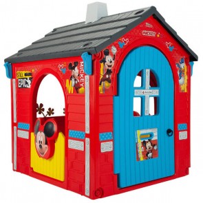 Casetta Topolino da giardino per bambino, casa giocattolo bimbo. Casette da esterno per bambini realizzate in resistente materiale plastico.