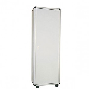 Armadietto in pvc sporco pulito un posto, armadio 1 anta con serratura. Armadietti spogliatoio Haccp sicurezza per i vestiti, dimensioni 59x39x175h cm.