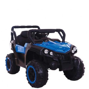 Macchina elettrica 12 Volt per bambini con telecomando. Fuoristrada elettrico SUV colore blu Mp3 per bambino con radiocomando.