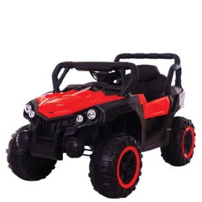 Macchina elettrica 12 Volt per bambini con telecomando. Fuoristrada elettrico SUV colore rosso Mp3 per bambino con radiocomando.