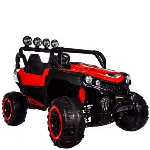 Auto elettrica per bambini 12 Volt due posti con telecomando e bluetooth. Macchina SUV elettrico colore rosso 2 posti