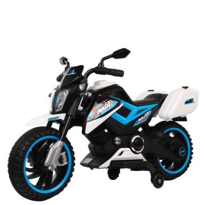 Motocross per bambini con batteria 12 volt, musica e retromarcia.