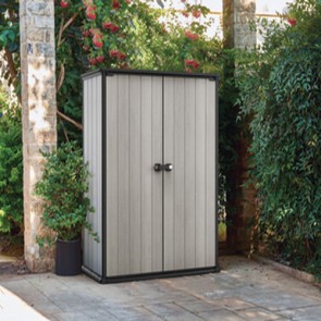 Armadio Keter da terrazzo e balcone in duotech. Box porta attrezzi ideale per riporre attrezzatura e per qualsiasi esigenza in giardino.