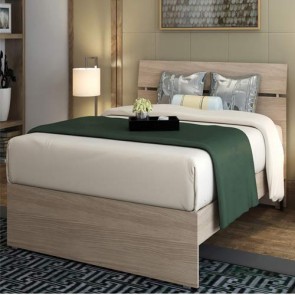 Letto matrimoniale due piazze in legno per camera da letto. Letti matrimoniali olmo 2 posti ideale anche per la cameretta dei bambini, dimensioni 200x171x98 cm.