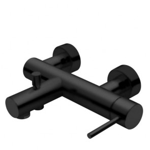 Miscelatore bagno serie minimal in ottone nero opaco. Miscelatori per vasca, rubinetti monocomando Keller Taps utili per arredare i bagni della vostra casa.