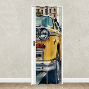 Porte interne a soffietto moderne, porta a soffietto bianca con stampa digitale per la cameretta dei bambini