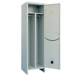 Armadietto metallico sporco pulito un posto, armadio in metallo 1 anta con serratura. Armadietti spogliatoio metallici Prometal per i vestiti, 