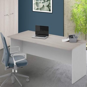 Scrivania ufficio olmo larga 180 cm. Scrivanie in legno porta pc per arredamento camerette, dimensioni  74x180x80 cm.