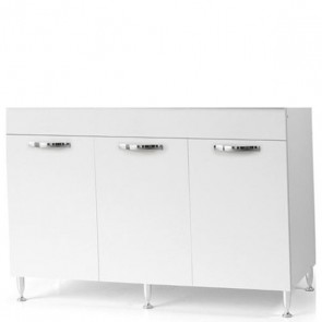 Sottolavello cucina componibile con ante 120 cm bianco frassinato. Mobili sottolavelli per cucine componibili,