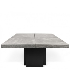 Tavolo da pranzo geometrico con quattro quadrati congiunti, tavoli moderni TemaHome ideali in cucina e soggiorno.
