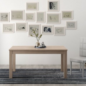 Tavolo da pranzo allungabile di 40 cm, tavoli da cucina allungabili con gambe in faggio. Dimensioni 110x70 cm