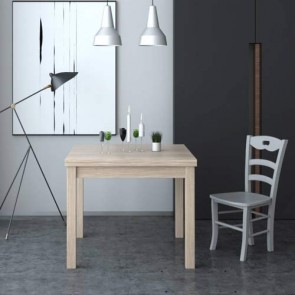 Tavolo da pranzo apribile a libro 180 cm, colore olmo. Tavoli da cucina allungabili con gambe in faggio
