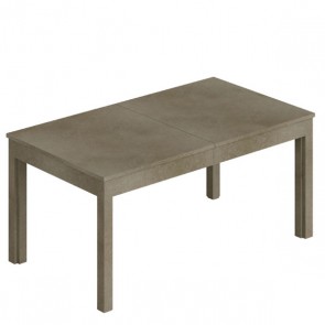 Tavolo da pranzo allungabile argilla. Tavoli cucina allungabili fino a 320 cm grazie alle sue 4 allunghe centrali, dimensioni 160x90 cm