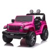 Fuoristrada Jeep rosa 12V