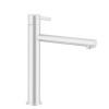 Miscelatore alto lavabo bianco