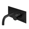 Miscelatore lavabo incasso nero