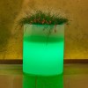Vaso luminoso verde Venusio