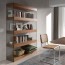 Libreria design in vetro per casa e ufficio. Librerie classiche e moderne con ripiani in MDF laccato e legno impiallacciato noce.