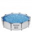 Piscina bambini Bestway Steel Pro Max 366x76 cm di altezza, piscine giardino fuoriterra rigide con pompa filtrante inclusa.