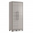 Armadio tuttopiani da esterno beige con 4 ripiani regolabili. Armadietto multiuso da giardino dotato di chiusura lucchettabile, misure H182x80x44 