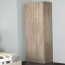 Armadio guardaroba camera da letto due ante in legno altezza 190 cm. Armadi per cameretta con doppia anta rovere, misure 190x80x52 cm.
