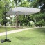 Ombrellone decentrato da giardino 200x300 cm, struttura in acciaio e alluminio. Ombrelloni da terrazzo, ideali anche per il balcone e tavoli esterni.