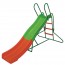 Scivolo onda bambino da giardino, scivoli da esterno per bambini con scala metallica.