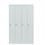 Armadietto metallico ufficio CR-1293, armadio sporco pulito in metallo 4 ante con serratura. Armadietti spogliatoio metallici sicurezza Haccp per i vestiti,