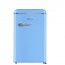 Frigorifero albergo monoporta da tavolo Akai azzurro. Frigoriferi sottotavolo vintage 90 litri con freezer congelatore, ideale per gli hotel e nei camper.