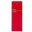 Frigorifero a due porte Akai rosso anni 50. Frigoriferi vintage 280 litri con freezer congelatore.