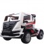Camion elettrici per bambini RC con batteria 12 volt, telecomando e porte apribili. Truck camion elettrico bianco per bambino con rimorchio, radiocomando e bluetooth.