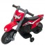 Motocicletta elettrica enduro per bambini con batteria 6 volt e retromarcia. Motociclette elettriche motocross per bambino rossa con acceleratore a pedale.