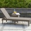 Lettino sdraio da giardino pieghevole in resina antiurto effetto rattan, lettini prendisole pieghevoli cappuccino da esterno per balconi e terrazzo.
