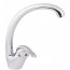 Rubinetto cucina lavello a canna alta. Miscelatore monocomando in ottone cromato per lavelli cucina con cartuccia 40 mm.