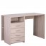Scrivania ufficio olmo con cassettiera. Scrivanie in legno porta pc per camerette completa di tre cassetti, dimensioni 76x154x55 cm.