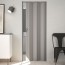Porte interne a soffietto moderne, porta a soffietto colore grigio pastello per gli interni della casa. Dimensioni 88,5x214 cm