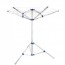 Stendibiancheria verticale in allumino con 4 braccia. Stendino ombrello portatile, ideale anche per il campeggio.