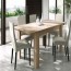 Tavolo da pranzo in rovere allungabile di 50 cm. Tavoli da cucina allungabili 78x190x90 cm, ideale anche in soggiorno.
